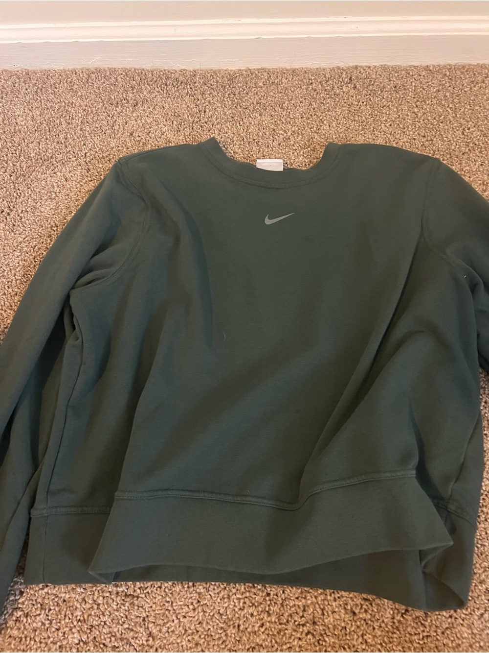 Nike Forest Green Dri-FIT Crewneck Sweatshirt